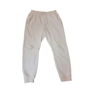 Kenneth Cole Active Cream Fleece Joggers Tapered Athletic Pants Mens Large